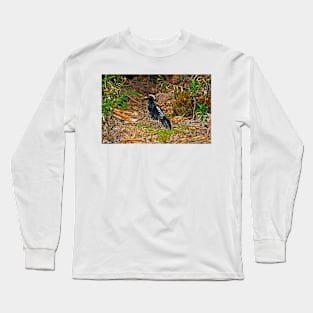 Kalij Pheasant at Dusk Long Sleeve T-Shirt